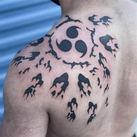 sasuke curse mark tattoo
